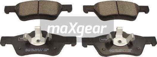 Maxgear 19-2984 - Тормозные колодки, дисковые, комплект autospares.lv