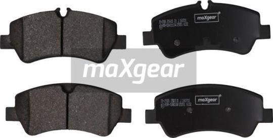 Maxgear 19-2926 - Тормозные колодки, дисковые, комплект autospares.lv