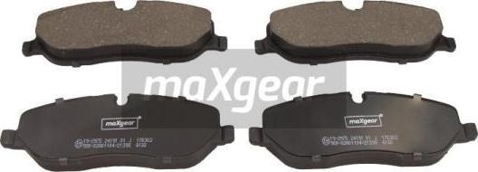 Maxgear 19-2975 - Тормозные колодки, дисковые, комплект autospares.lv