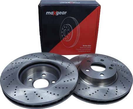 Maxgear 19-2687 - Тормозной диск autospares.lv