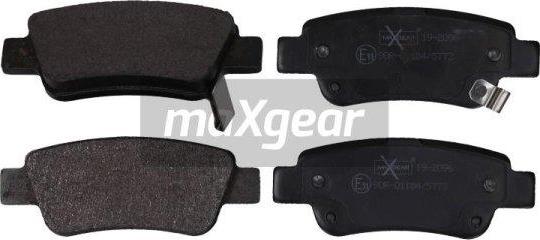 Maxgear 19-2096 - Тормозные колодки, дисковые, комплект autospares.lv