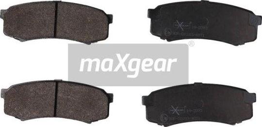Maxgear 19-2093 - Тормозные колодки, дисковые, комплект autospares.lv