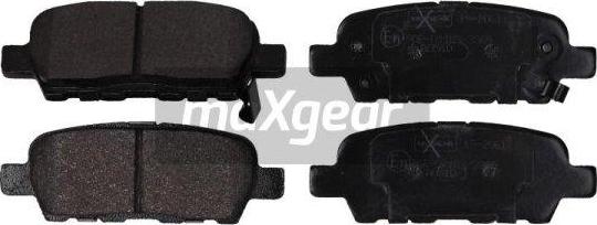 Maxgear 19-2061 - Тормозные колодки, дисковые, комплект autospares.lv