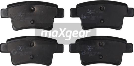 Maxgear 19-2089 - Тормозные колодки, дисковые, комплект autospares.lv