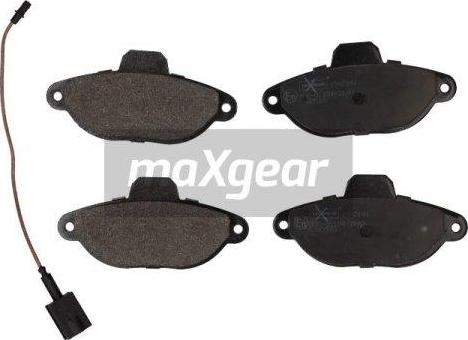 Maxgear 19-2141 - Тормозные колодки, дисковые, комплект autospares.lv