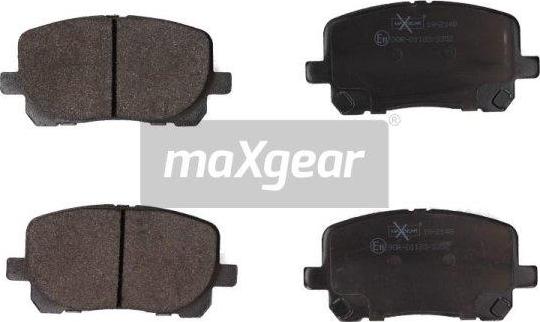 Maxgear 19-2148 - Тормозные колодки, дисковые, комплект autospares.lv