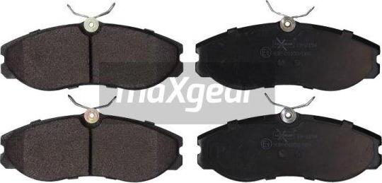 Maxgear 19-2154 - Тормозные колодки, дисковые, комплект autospares.lv