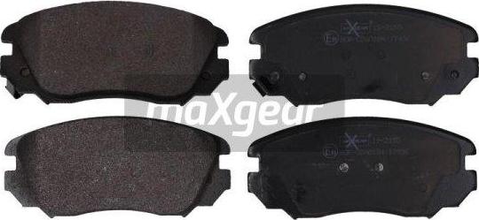 Maxgear 19-2155 - Тормозные колодки, дисковые, комплект autospares.lv