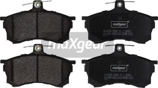 Maxgear 19-2156 - Тормозные колодки, дисковые, комплект autospares.lv