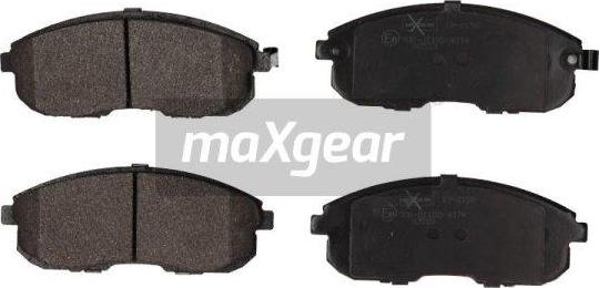 Maxgear 19-2158 - Тормозные колодки, дисковые, комплект autospares.lv