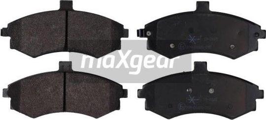 Maxgear 19-2165 - Тормозные колодки, дисковые, комплект autospares.lv