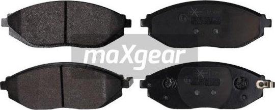 Maxgear 19-2168 - Тормозные колодки, дисковые, комплект autospares.lv