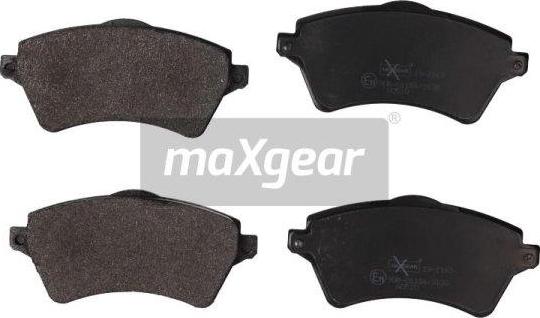 Maxgear 19-2163 - Тормозные колодки, дисковые, комплект autospares.lv