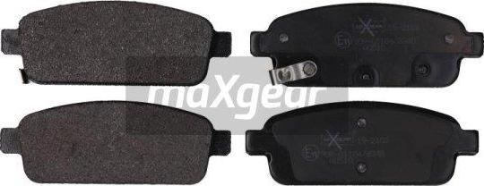 Maxgear 19-2103 - Тормозные колодки, дисковые, комплект autospares.lv