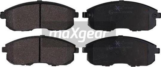 Maxgear 19-2115 - Тормозные колодки, дисковые, комплект autospares.lv