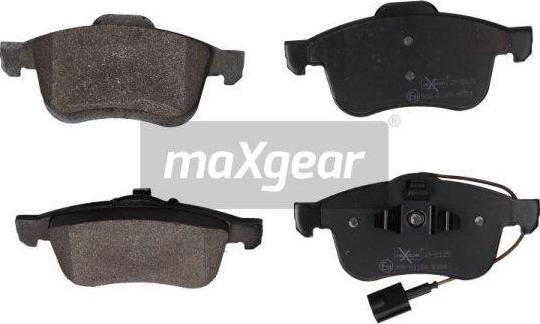 Maxgear 19-2125 - Тормозные колодки, дисковые, комплект autospares.lv