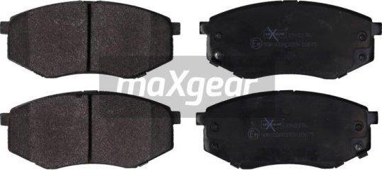 Maxgear 19-2176 - Тормозные колодки, дисковые, комплект autospares.lv