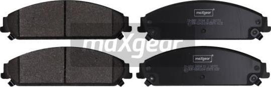 Maxgear 19-2890 - Тормозные колодки, дисковые, комплект autospares.lv