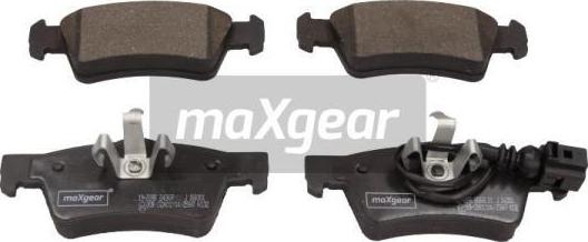 Maxgear 19-2898 - Тормозные колодки, дисковые, комплект autospares.lv