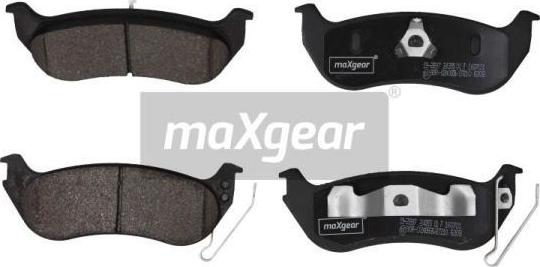 Maxgear 19-2897 - Тормозные колодки, дисковые, комплект autospares.lv
