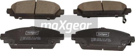 Maxgear 19-2868 - Тормозные колодки, дисковые, комплект autospares.lv
