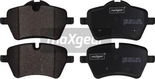 Maxgear 19-2885 - Тормозные колодки, дисковые, комплект autospares.lv