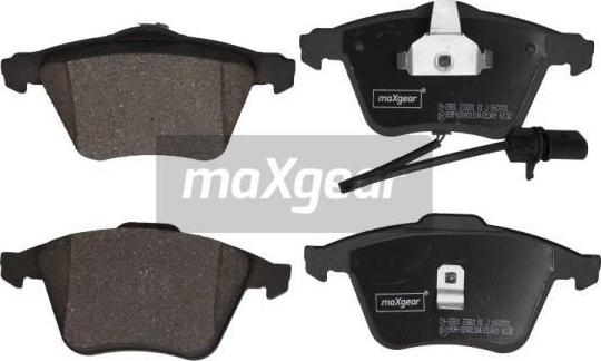 Maxgear 19-2881 - Тормозные колодки, дисковые, комплект autospares.lv
