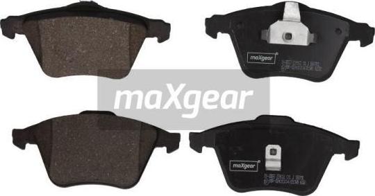 Maxgear 19-2883 - Тормозные колодки, дисковые, комплект autospares.lv