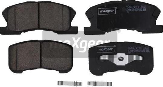 Maxgear 19-2876 - Тормозные колодки, дисковые, комплект autospares.lv