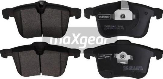 Maxgear 19-2873 - Тормозные колодки, дисковые, комплект autospares.lv