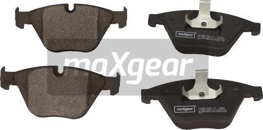 Maxgear 19-2872 - Тормозные колодки, дисковые, комплект autospares.lv