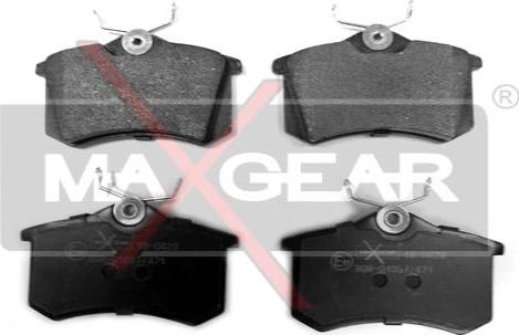 Maxgear 19-0429 - Тормозные колодки, дисковые, комплект autospares.lv