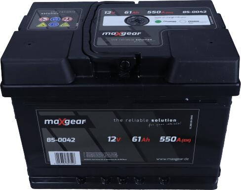 Maxgear 85-0042 - Стартерная аккумуляторная батарея, АКБ autospares.lv