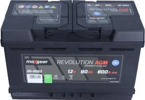 Maxgear 85-0052 - Стартерная аккумуляторная батарея, АКБ autospares.lv