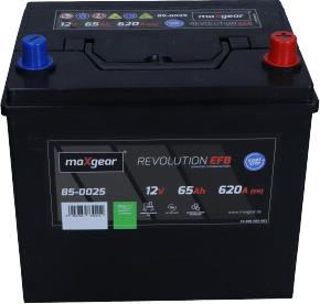Maxgear 85-0025 - Стартерная аккумуляторная батарея, АКБ autospares.lv