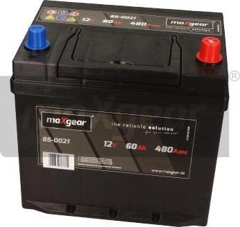 Maxgear 85-0021 - Стартерная аккумуляторная батарея, АКБ autospares.lv