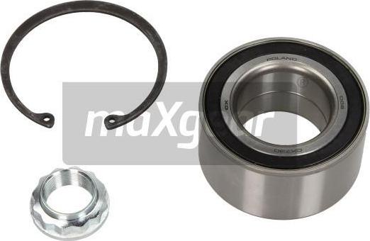 Maxgear 33-0558 - Подшипник ступицы колеса, комплект autospares.lv