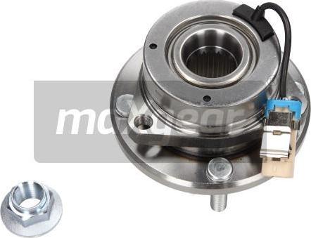 Maxgear 33-0647 - Подшипник ступицы колеса, комплект autospares.lv