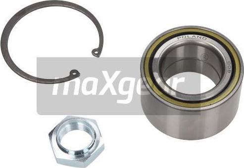 Maxgear 33-0608 - Подшипник ступицы колеса, комплект autospares.lv