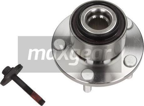 Maxgear 33-0637 - Подшипник ступицы колеса, комплект autospares.lv
