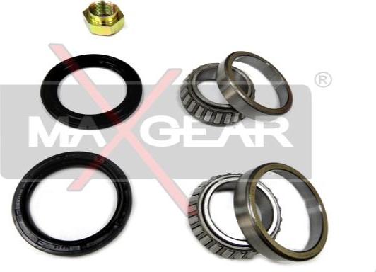 Maxgear 33-0144 - Подшипник ступицы колеса, комплект autospares.lv