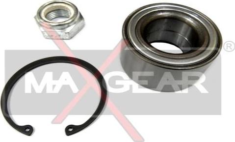 Maxgear 33-0156 - Подшипник ступицы колеса, комплект autospares.lv