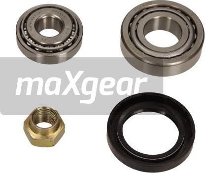 Maxgear 33-0109 - Подшипник ступицы колеса, комплект autospares.lv