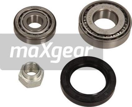 Maxgear 33-0110 - Подшипник ступицы колеса, комплект autospares.lv