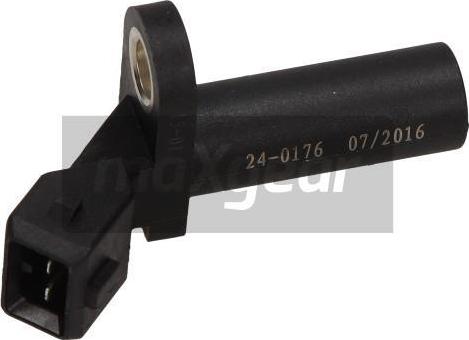 Maxgear 24-0176 - Датчик импульсов, коленвал autospares.lv