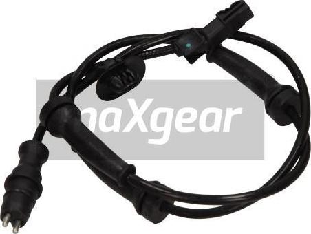 Maxgear 20-0197 - Датчик ABS, частота вращения колеса autospares.lv