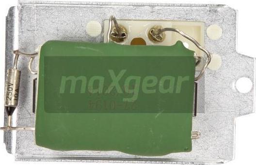 Maxgear 27-0194 - Сопротивление, реле, вентилятор салона autospares.lv