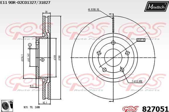 Maxtech 6258000 - Тормозной суппорт autospares.lv