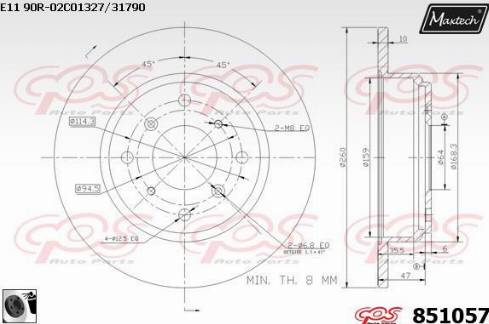 FTE BSF 4828 - Тормозной диск autospares.lv