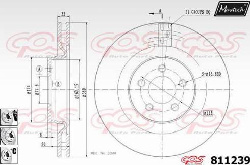 Alanko 10305712 - Тормозной диск autospares.lv